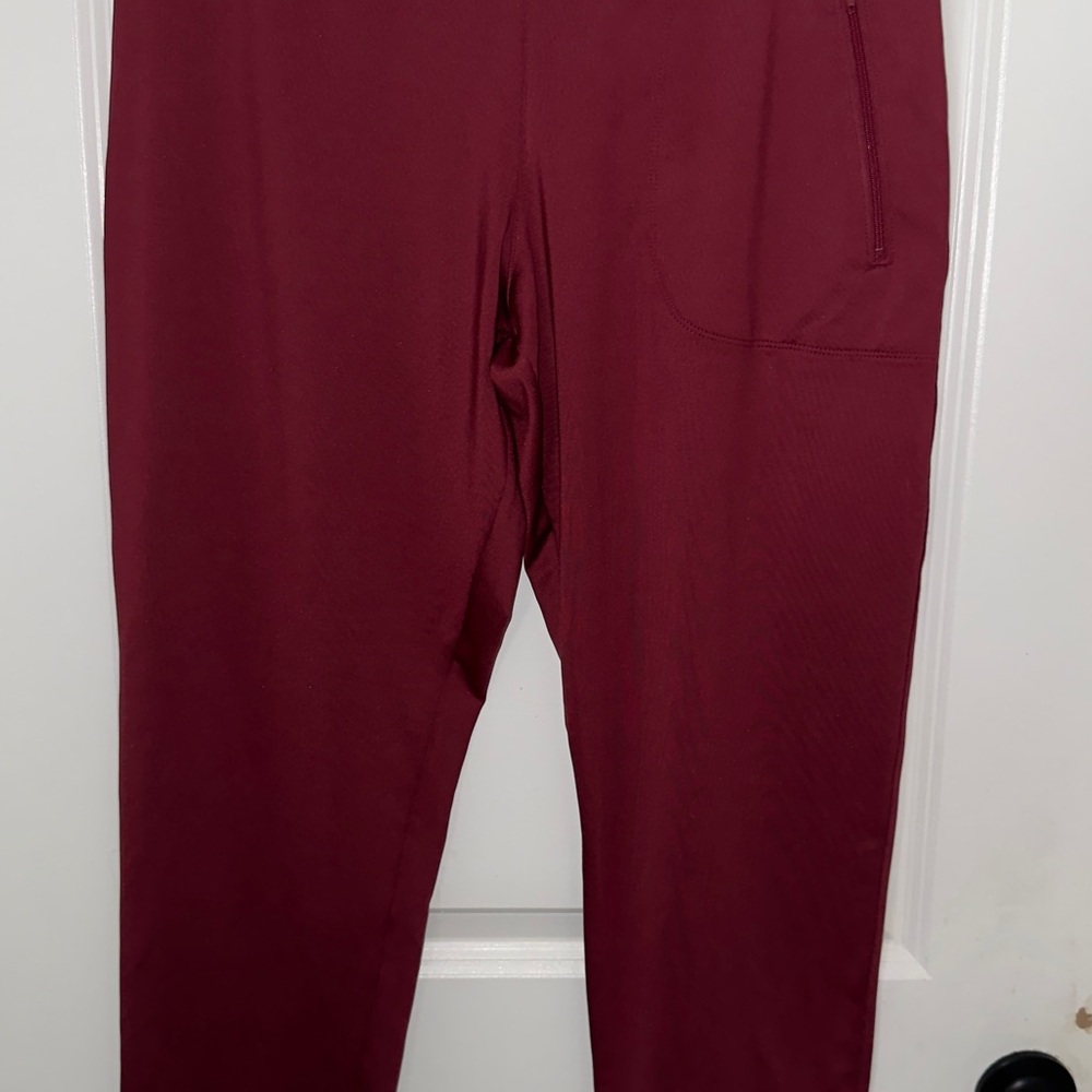 Nike Burgundy Track Pants